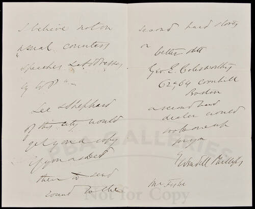 Autograph Letter Signed - 1877 Radical Abolitionist Praises Black Revolutionary