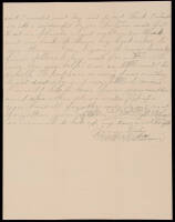 Autograph Letter Signed from 1894 Black Woman Teacher at Selma University, Alabama