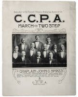 C.C.P.A. March and Two Step - only known copy of sheet music