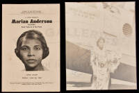 1940 Marian Anderson Tours Hawaii, Inscribed Photo