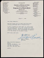 Typed Letter Signed as US Congressman