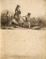 Manuscript diary and sketch-book kept during the Peninsular Campaign, 1813-14