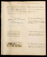 Fifteen 19th century British military autographs
