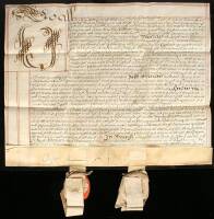 Manuscript commission on vellum