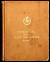 Property Book. 1st Battn. Royal Berkshire Regiment, Formerly 49th Regiment of Foot, and 1st Battn. Berkshire Regiment