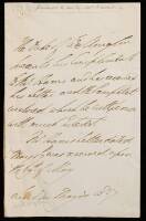 Autograph letter signed by the Duke of Wellington