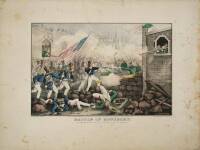 Battle of Monterey: The Americans Forcing Their Way to the Main Plaza, Sept. 23rd, 1846 (&) Battle of Buena Vista: Fought Feb. 23d, 1847