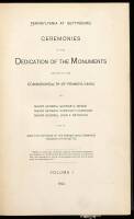 Pennsylvania at Gettysburg: Ceremonies at the Dedication of the Monuments Erected by the Commonwealth of Pennsylvania to Maj. Gen. Meade, Hancock, Reynolds...& to the Positions of the Pennsylvania Commands Engaged in the Battle