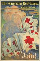 “The American Red Cross Carries On...Join!”