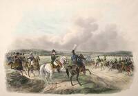 7 hand-colored lithographs of the Napoleonic Wars