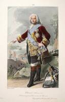 Approximately 31 hand-colored steel engravings of uniforms