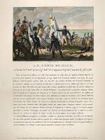 9 hand-colored steel engravings of the Napoleonic Wars and other conflicts