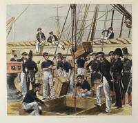 10 color prints of nautical and military themes