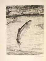 Fish by Schaldach: Collected Etchings, Drawings and Water Colors of Trout, Salmon and Other Game Fish