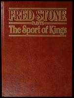 Fred Stone Paints the Sport of Kings + original Stone color print ''The Weanlings''