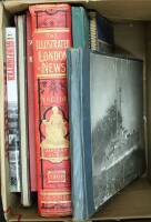 7 oversized books, including Reynolds. The United States Navy; Colliers Photographic History of World War II, etc.