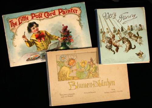 Lot of 9 chromolithographed children's books