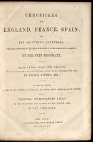 Chronicles of England, France, Spain, and the Adjoining Countries...