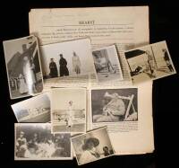 Lot of 12 original photographs relating to William Randolph Hearst and Marion Davies