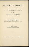 Conditioned Reflexes: An Investigation of the Physiological Activity of the Cerebral Cortex