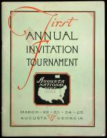 First Annual Invitation Tournament, Augusta National Golf Club. March 22-23-24-25, 1934