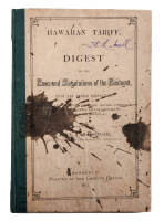 Hawaiian tariff and digest of the laws and regulations of the customs, pilot and harbor regulations, position and bearings of light houses, currency tables, postage rates, list of diplomatic and consular agents, &c.