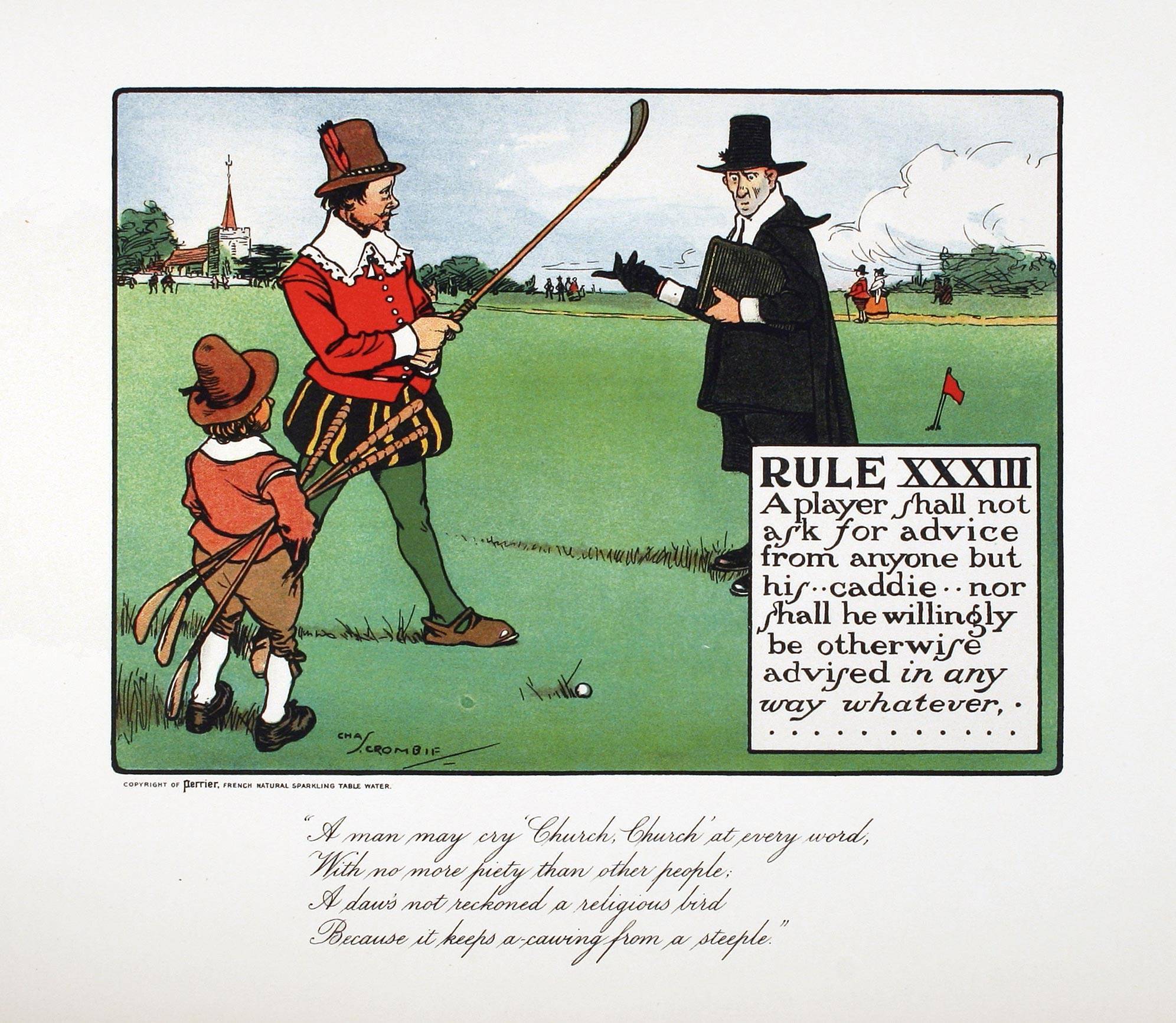 The rules of golf