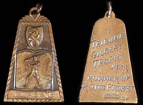 Tribune Gilbert Trophy 1928 Runner-Up, R. Otto Probst