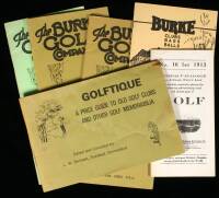 Lot of 6 golf catalogues