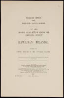 Hawaiian Islands: Report on Coffee Culture in the Hawaiian Islands. Presented to both Houses of Parliament by command of Her Majesty, May, 1897