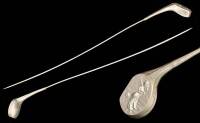 Golf metal hat-pin shaped as a driver