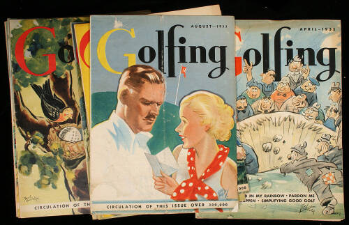 Golfing monthly magazine &ndash; 19 issues