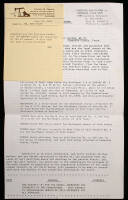 Signed contract / oil document between the Haynes gas company and Ben Hogan with Gary & Phillip Laughlin