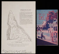 Lot of 2 Hotel Del Monte ephemera items