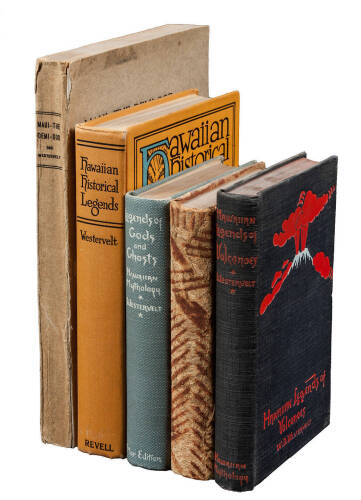 Five volumes on Hawaiian legends by W.D. Westervelt