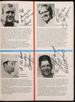 [PGA Ryder Cup Golf Matches] - 19th Biennial Ryder Cup Matches, Old Warson County Club, St. Louis, Missouri, September 16-18, 1971. Official Souvenir Program - US Captain Jay Herbert's personal team signed copy