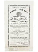 Two Hundred and Fourth Concert. Emma Square Moonlight Double Concert! This Saturday Evening, at 7:30 o'Clock. By the Royal Hawaiian Band and the Band of the U.S. Flag-Ship Pensacola - small printed broadside