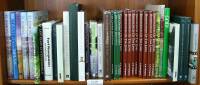 Approximately 37 books on golf courses and travel