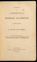 Journal of a Residence on a Georgian Plantation in 1838-1839