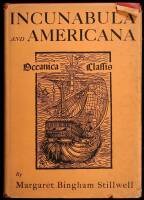 Incunabula and Americana 1450-1800: A Key to Bibliographic Study