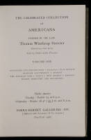 The Celebrated Collection of Americana Formed by the Late Thomas Winthrop Streeter