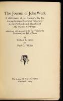 The Journal of John Work, a chief-trader of the Hudson's Bay Co., during his expedition from Vancouver to the Flatheads and Blackfeet of the Pacific Northwest