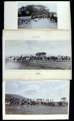 Original Photographs of a Hunting Group in India