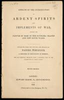 Effects of the Introduction of Ardent Spirits and Implements of War, Amongst the Natives of Some of the South-Sea Islands and New South Wales