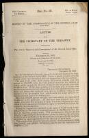 Report of the Commissioner of the General Land Office. Letter from the Secretary of the Treasury transmitting the Annual Report of the General Land Office