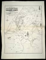 Map of the Principal Quartz and Gravel Mines in Tuolumne County, California. Taken from Government Surveys and Mining Records. By J.P. Dart, Mining Engineer. Scale - One Mile to One Inch. Sonora, August, 1879