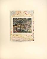 Prospectus and 17 color plates for William Blake's Illustrations for the Book of Job