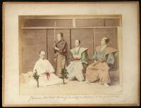 Collection of 34 hand-colored Japanese photographs