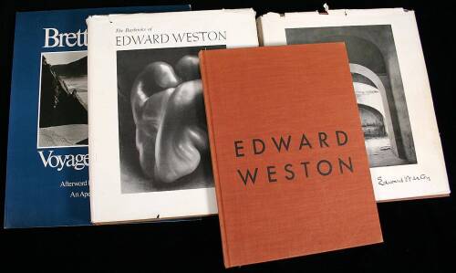 Lot of 4 volumes - two are signed by Brett Weston