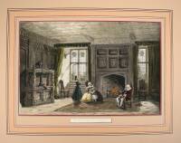 Approximately 27 hand-colored lithographs of English architecture